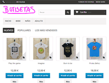 Tablet Screenshot of botisetas.com